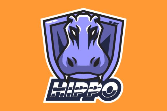 Download Hippo Illustration Logo Graphic - Illustration Collection