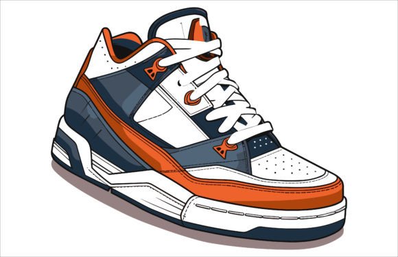 Download Basketball Shoes Vector Illustration - Illustration Collection