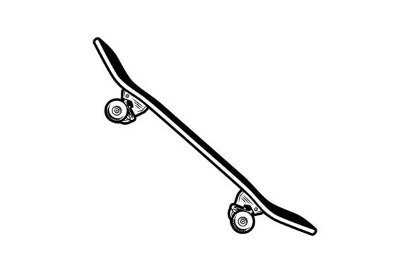Download Skateboard Vector Illustration. Side Vie - Illustration Collection