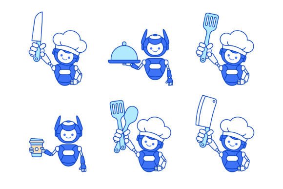 Download Ai Robot Chef Vector Illustration - Illustration Collection
