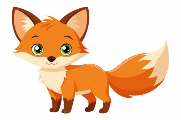 Download Baby Fox Vector Illustration Design - Illustration Collection