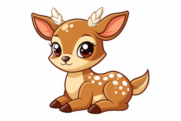 Download Cute-baby-deer Vector Illustration - Illustration Collection