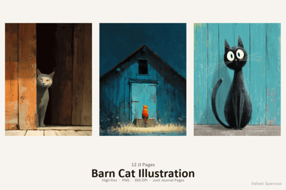 Download Barn Cat Illustration - Illustration Collection