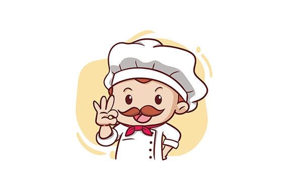 Download The Cute Male Chef Illustration - Illustration Collection