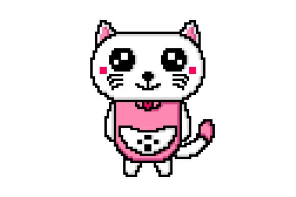 Download Cute Pixel Art Cat Illustration Design - Illustration Collection