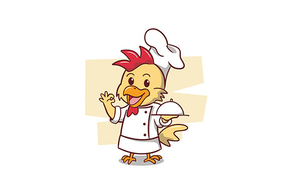 Download The Cute Chicken Chef Illustration - Illustration Collection