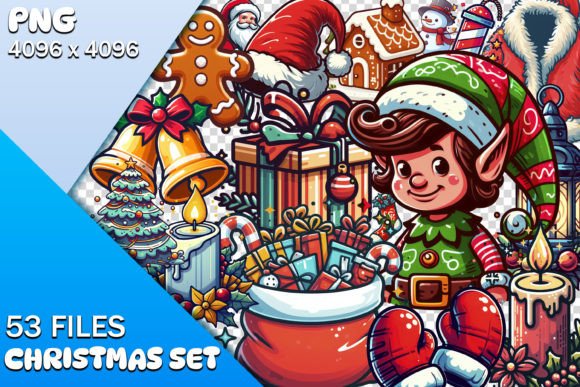Download Charming Christmas Vector Illustrations - Illustration Collection
