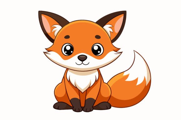 Download Cute-baby-fox Vector Illustration - Illustration Collection