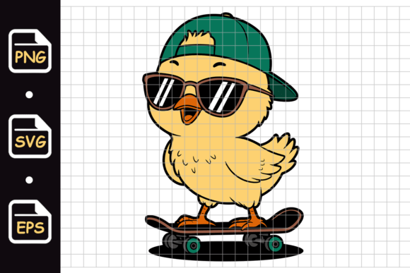 Download Cool Chick on Skateboard Illustration - Illustration Collection