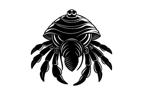 Download Hermit Crab Silhouette Illustration - Illustration Collection