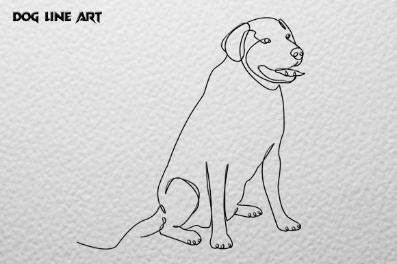 Download Dog Line Art - Dog Collection