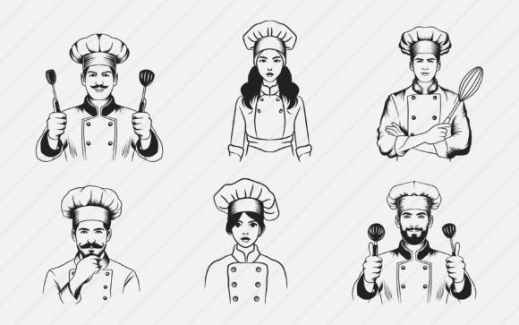 Download Vector Kitchen Chef Vector Illustration - Illustration Collection