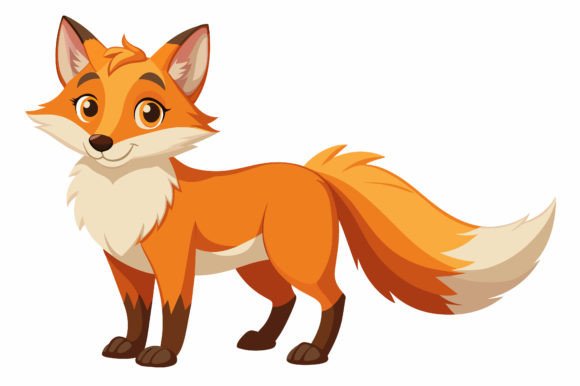 Download Cute Fox Vector Illustration - Illustration Collection