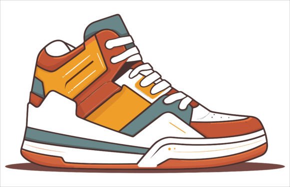 Download Basketball Shoes Vector Illustration - Illustration Collection